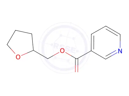 Chemical structure of Tetrahydrofurfuryl Nicotinate