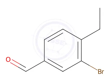 Chemical structure of Benzaldehyde, 3-bromo-4-ethyl-(9CI)