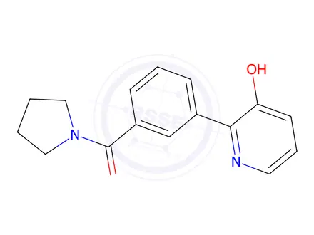 Chemical structure of (2-(3-Hydroxypyridin-2-yl)phenyl)(pyrrolidin-3-yl)methanone