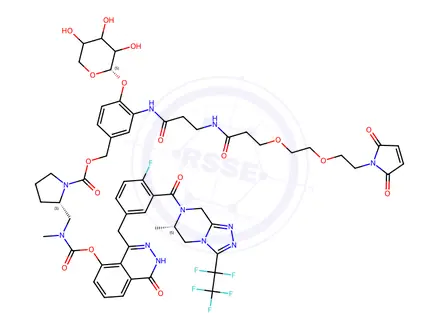 Chemical structure of 2-Bromo Fulvestrant