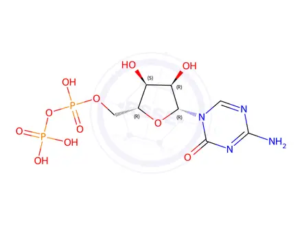 Chemical structure of 5-Azacytidine 5'-Diphosphate