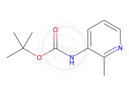 Chemical structure of tert-Butyl (2-methylpyridin-3-yl)carbamate