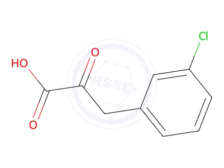 Chemical structure of 3-(3-Chlorophenyl)-2-oxopropanoic acid