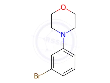 Chemical structure of 4-(3-Bromophenyl)morpholine