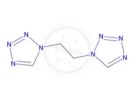 Chemical structure of 1,2-(Tetrazol-1-yl)Ethane