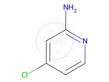 Chemical structure of 2-Amino-4-chloropyridine