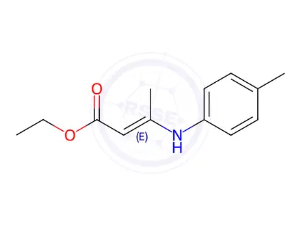 Chemical structure of Ethyl 3-(p-tolylamino)but-2-enoate