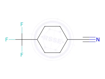 Chemical structure of 4-(Trifluoromethyl)cyclohexanecarbonitrile