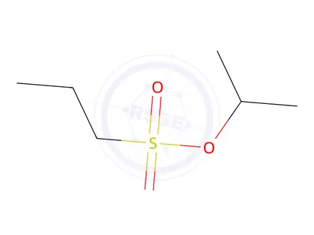 Chemical structure of 1-Methylethyl 1-Propanesulfonate