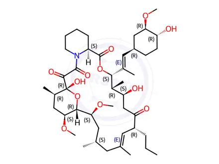 Chemical structure of Tacrolimus EP Impurity E