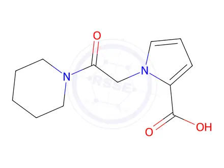 Chemical structure of 1-[2-oxo-2-(piperidin-1-yl)ethyl]-1h-pyrrole-2-carboxylic acid