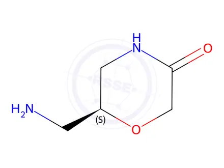 Chemical structure of (S)-6-(Aminomethyl)morpholin-3-one