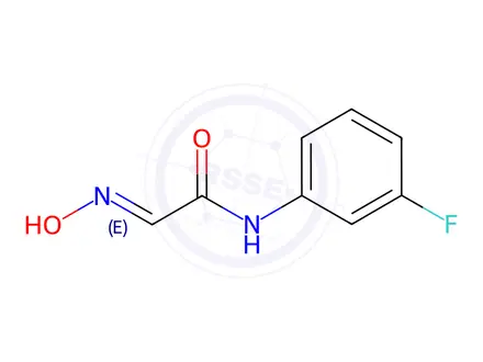 Chemical structure of n-(3-Fluorophenyl)-2-(n-hydroxyimino)acetamide
