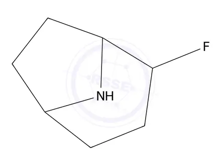 Chemical structure of 2-Fluoro-8-azabicyclo[3.2.1]Octane