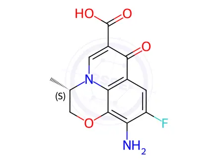 Chemical structure of Levofloxacin Impurity 161