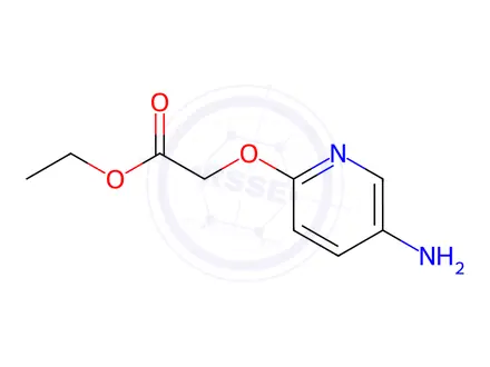 Chemical structure of Acetic acid, [(5-amino-2-pyridinyl)oxy]-, ethyl ester (9CI)