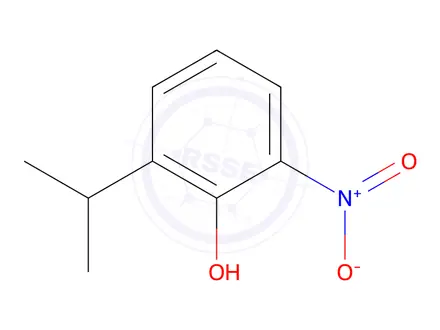 Chemical structure of 2-Isopropyl-6-nitrophenol