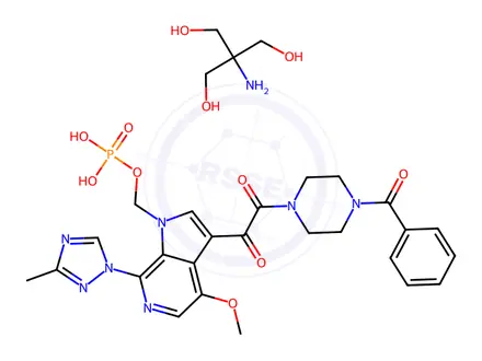Chemical structure of Fostemsavir Tromethamine