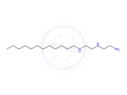 Chemical structure of dodecyldiethylenetriamine