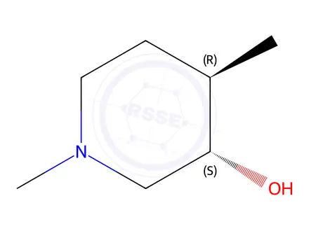 Chemical structure of (3S,4R)-1,4-dimethylpiperidin-3-ol