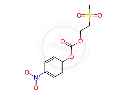Chemical structure of 2-(Methanesulfonyl)ethyl 4-nitrophenyl carbonate