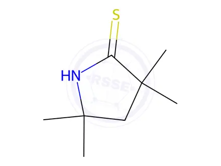 Chemical structure of 3,3,5,5-Tetramethyl-2-pyrrolidinethione