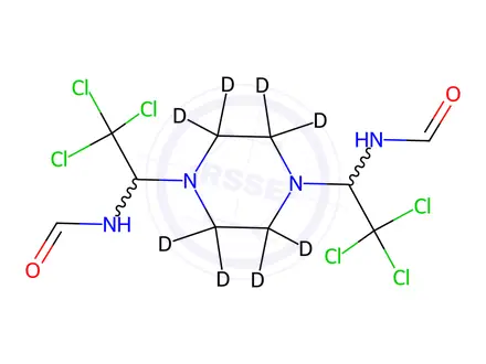 Chemical structure of Triforine-d8