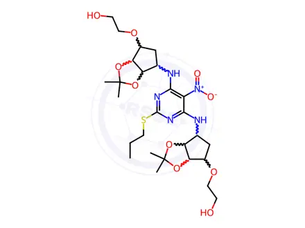 Chemical structure of Ticagrelor Impurity 523