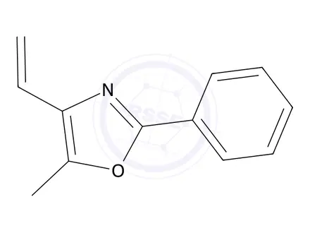 Chemical structure of 5-Methyl-2-phenyl-4-vinyloxazole
