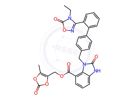 Chemical structure of Azilsartan Impurity 1076