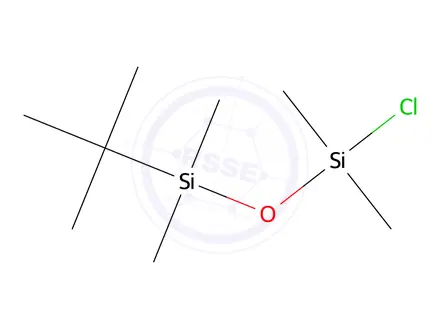 Chemical structure of 1-(Tert-butyl)-3-chloro-1,1,3,3-tetramethyldisiloxane