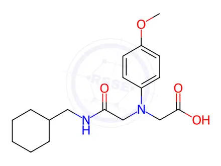 Chemical structure of [{2-[(Cyclohexylmethyl)amino]-2-oxoethyl}-(4-methoxyphenyl)amino]acetic acid