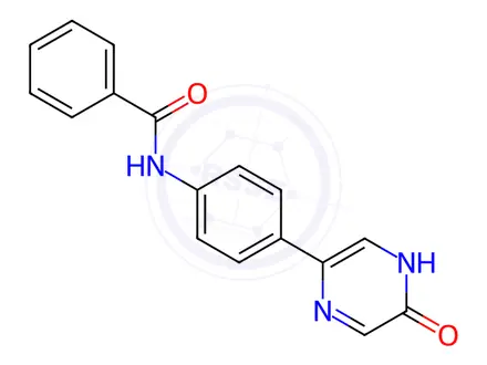 Chemical structure of N-(4-(5-Oxo-4,5-dihydropyrazin-2-yl)phenyl)benzamide