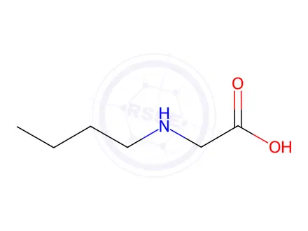 Chemical structure of 2-(Butylamino)acetic acid