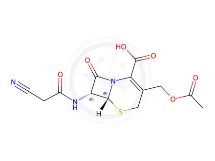 Chemical structure of Cefacetrile
