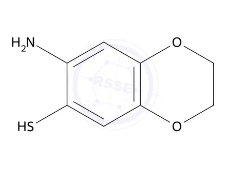 Chemical structure of 7-Amino-2,3-dihydro-1,4-benzodioxine-6-thiol