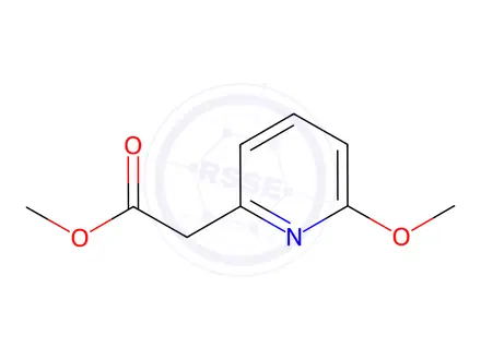 Chemical structure of Methyl 2-(6-methoxypyridin-2-yl)acetate