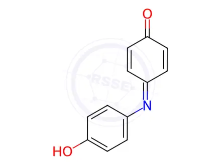 Chemical structure of 4-((4-Hydroxyphenyl)Imino)Cyclohexa-2,5-Dienone