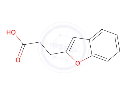 Chemical structure of 3-(1-benzofuran-2-yl)propanoic Acid