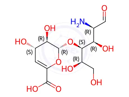 Chemical structure of Heparin Sodium Impurity 5 (Heparin Disaccharide IV-H)