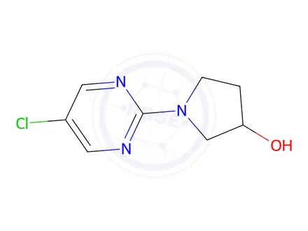 Chemical structure of 1-(5-Chloropyrimidin-2-yl)pyrrolidin-3-ol