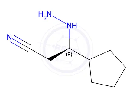 Chemical structure of Ruxolitinib Phosphate Impurity 17 Monomer