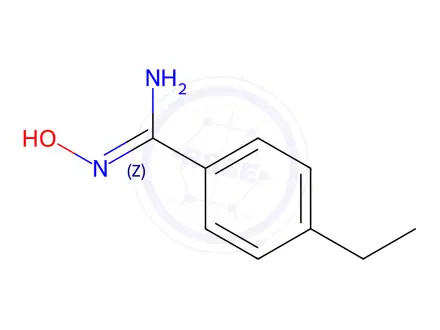 Chemical structure of 4-Ethyl-n'-hydroxybenzene-1-carboximidamide