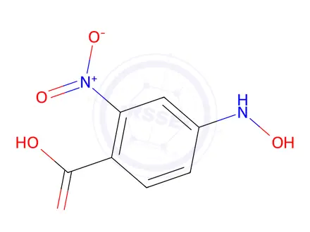 Chemical structure of 4-(Hydroxyamino)-2-nitrobenzoic acid