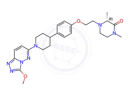 Chemical structure of AZD 5153 6-hydroxy-2-naphthoic acid