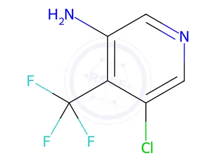 Chemical structure of 5-Chloro-4-(trifluoromethyl)pyridin-3-amine