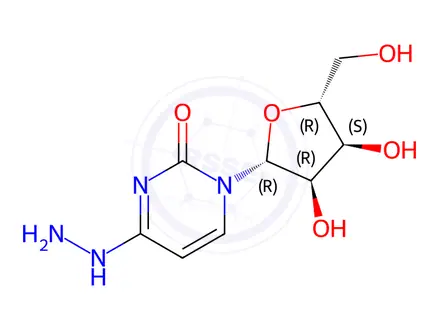Chemical structure of N4-Aminocytidine