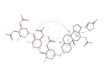Chemical structure of Digoxin O-Tetra-acetate