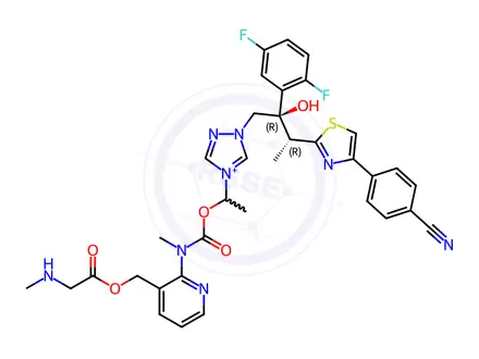 Chemical structure of Isavuconazonium Iodide Hydrochloride