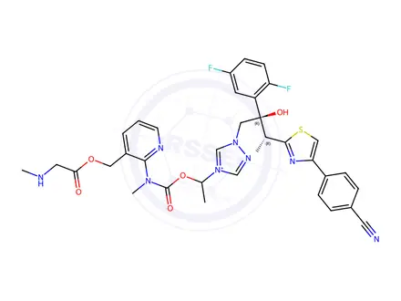 Chemical structure of Isavuconazonium Iodide Hydrochloride